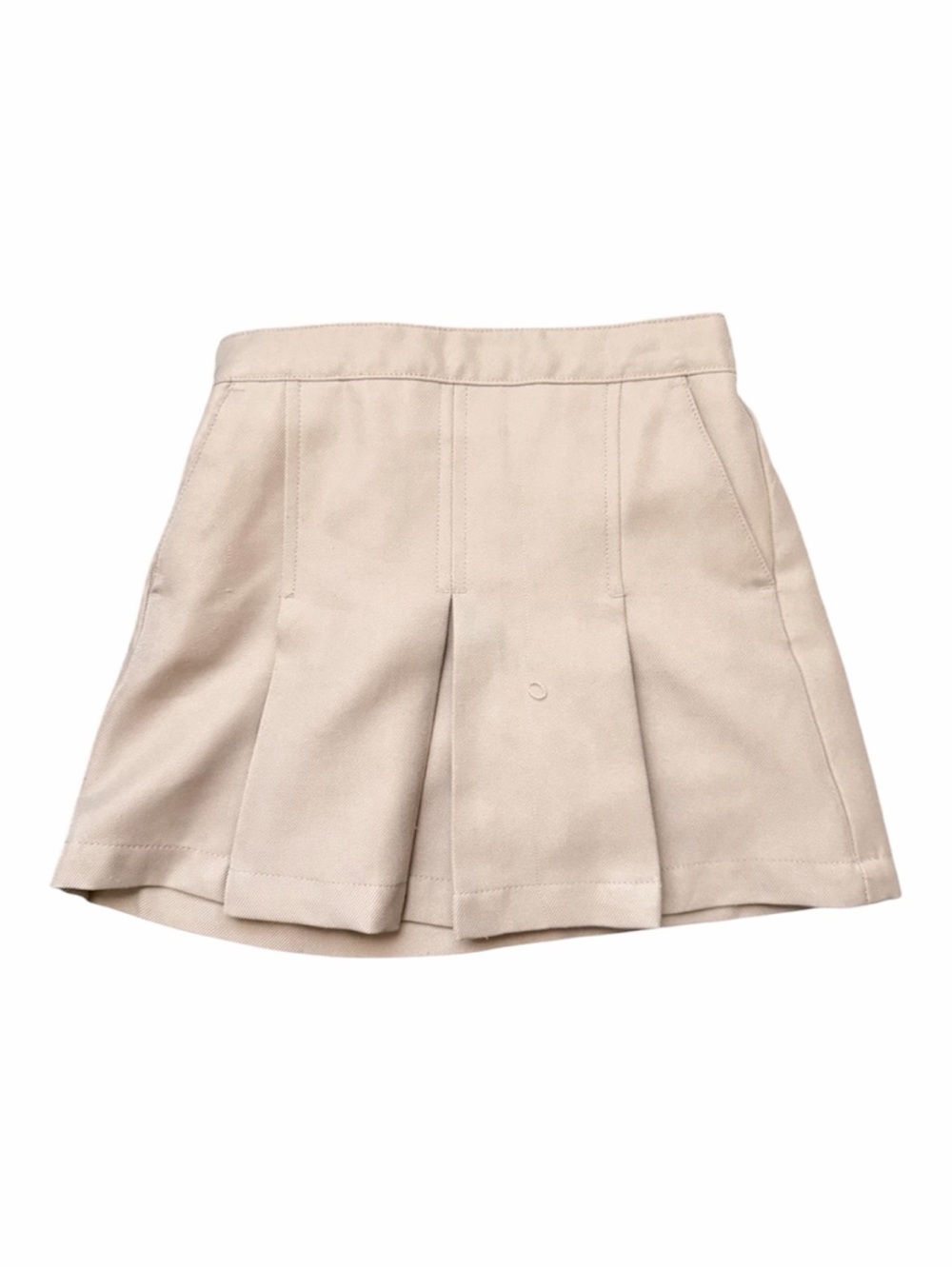 Nautica Kids Beige Uniform Skort